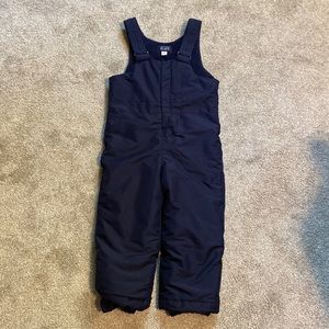 The Children's Place 4T Toddler Boys Snow Overalls - Tidal (Navy Blue)